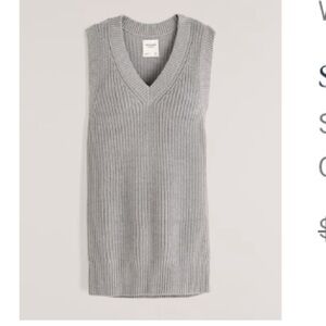 Abercrombie sweater vest dress